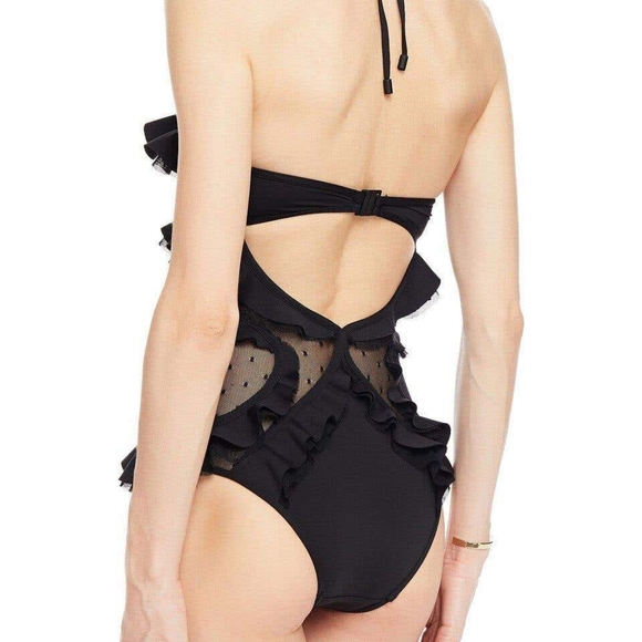 Zimmerman Chic Black Ruffled Swimsuit - Picture 2 of 2
